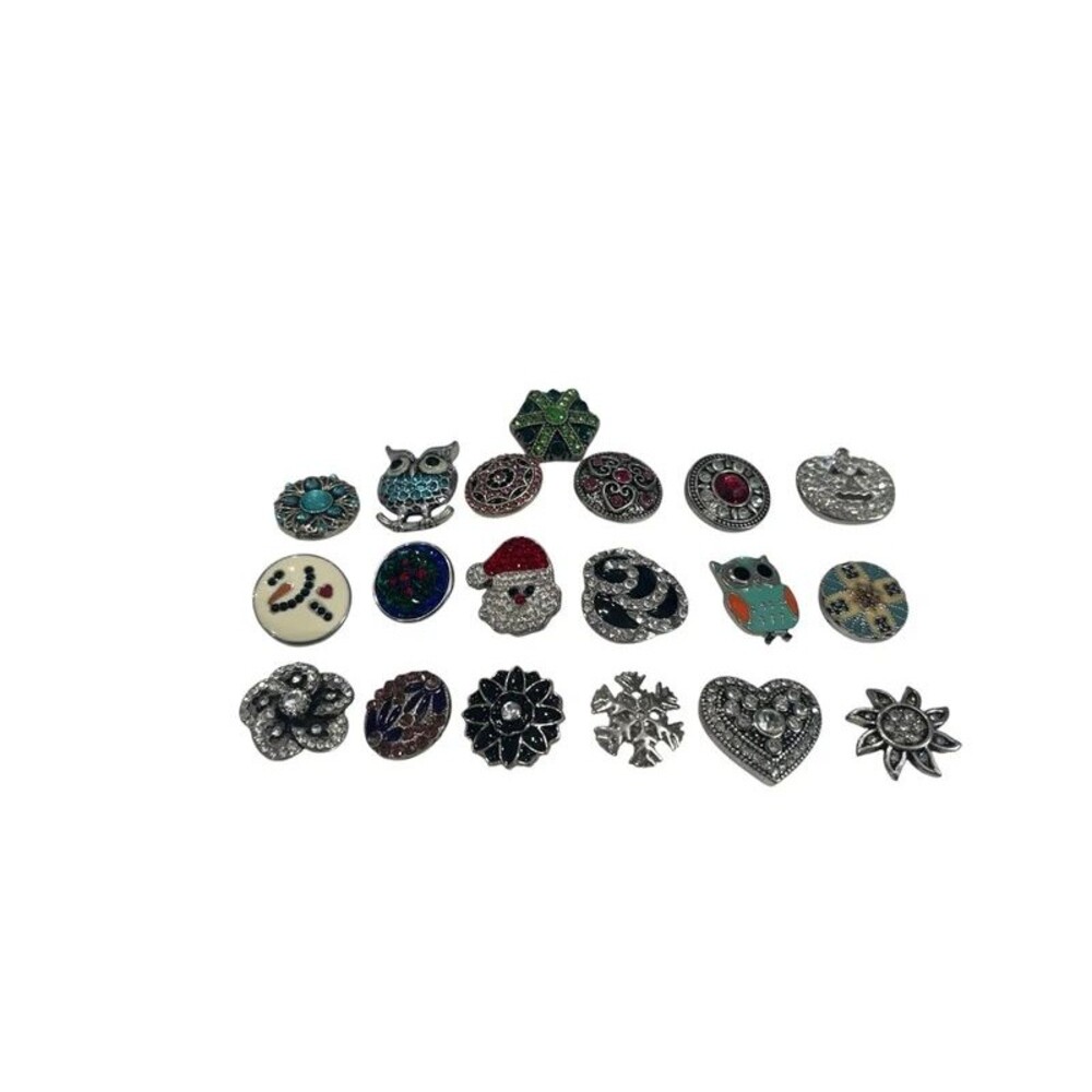 Lot of 19 Snaps for Ginger Snaps Jewelry